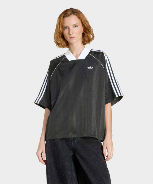 3-Stripe жаккардовая футболка — Black/White / KD2904