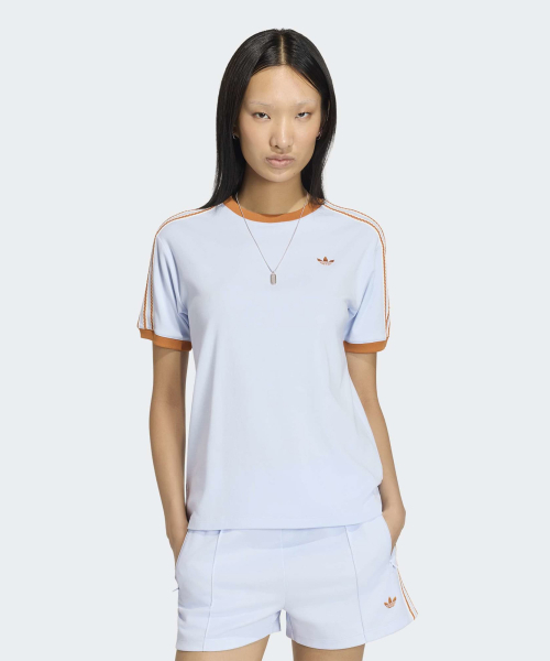 Футболка Summer Glow Advanced 3-Stripes - Crystal Sky / KY8125
