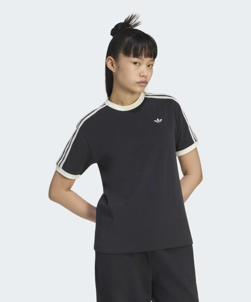 Футболка Summer Glow Advanced 3-Stripes - Black / KY8127