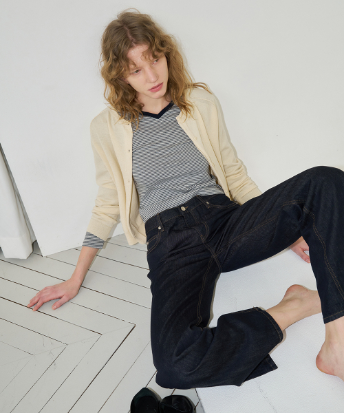 All-Day Round Cardigan_Cream