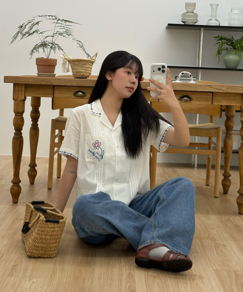 자수셔츠 J1WS322A