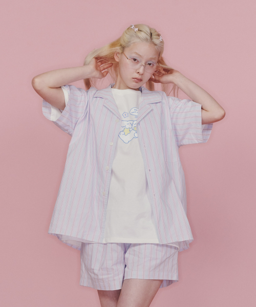 (uni)시나모롤 레지던스 파자마 윙블루
