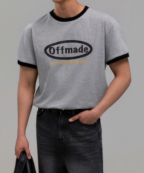 Кроп-топ рингер OFFMADE полу-muscle fit