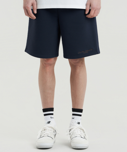 Легкие трикотажные шорты Wellness Club - Navy