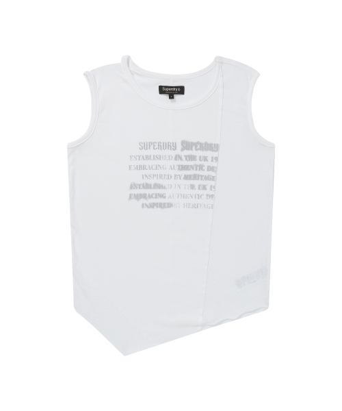 Женская майка с вырезами White SDFIVCQ49WHT
