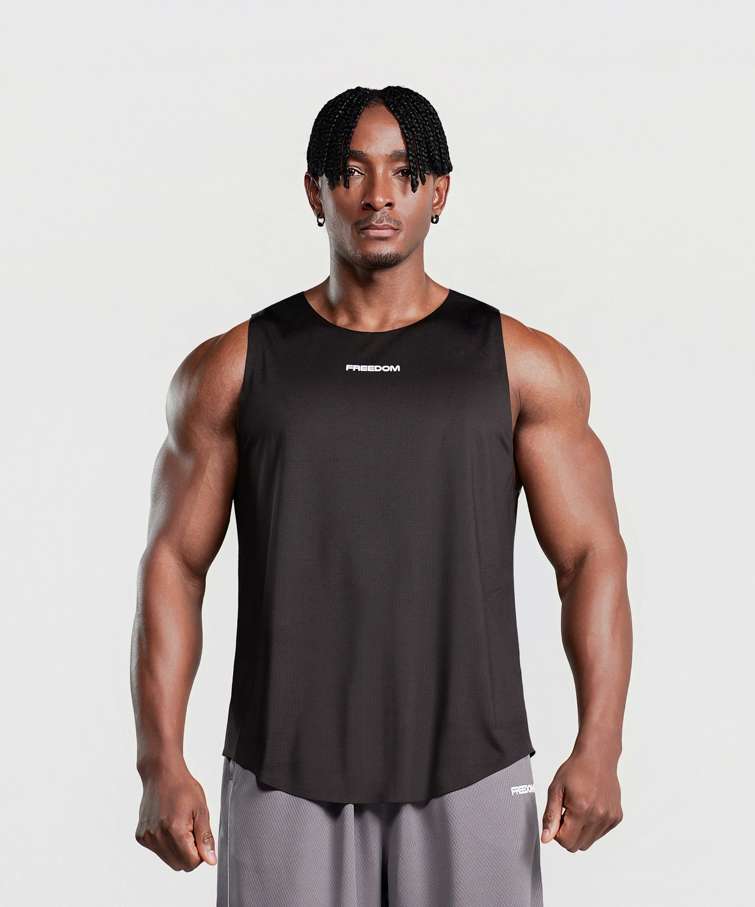 Air Muscle Core Singlet (Black)
