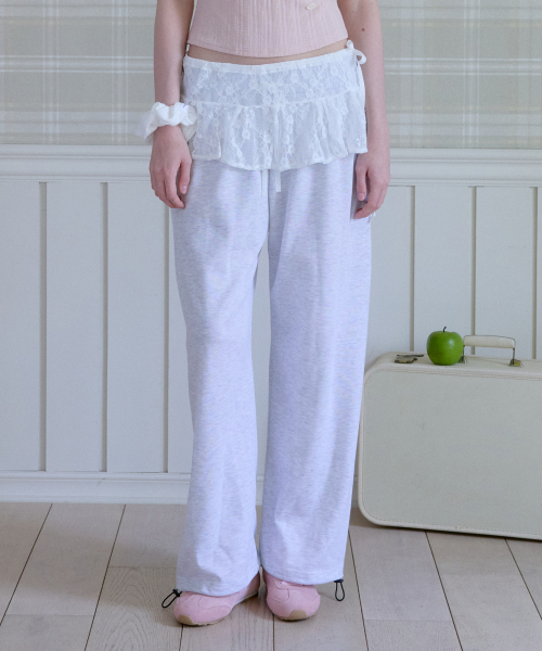 MELLOW WIDE SWEATPANTS_CEMENT GREY