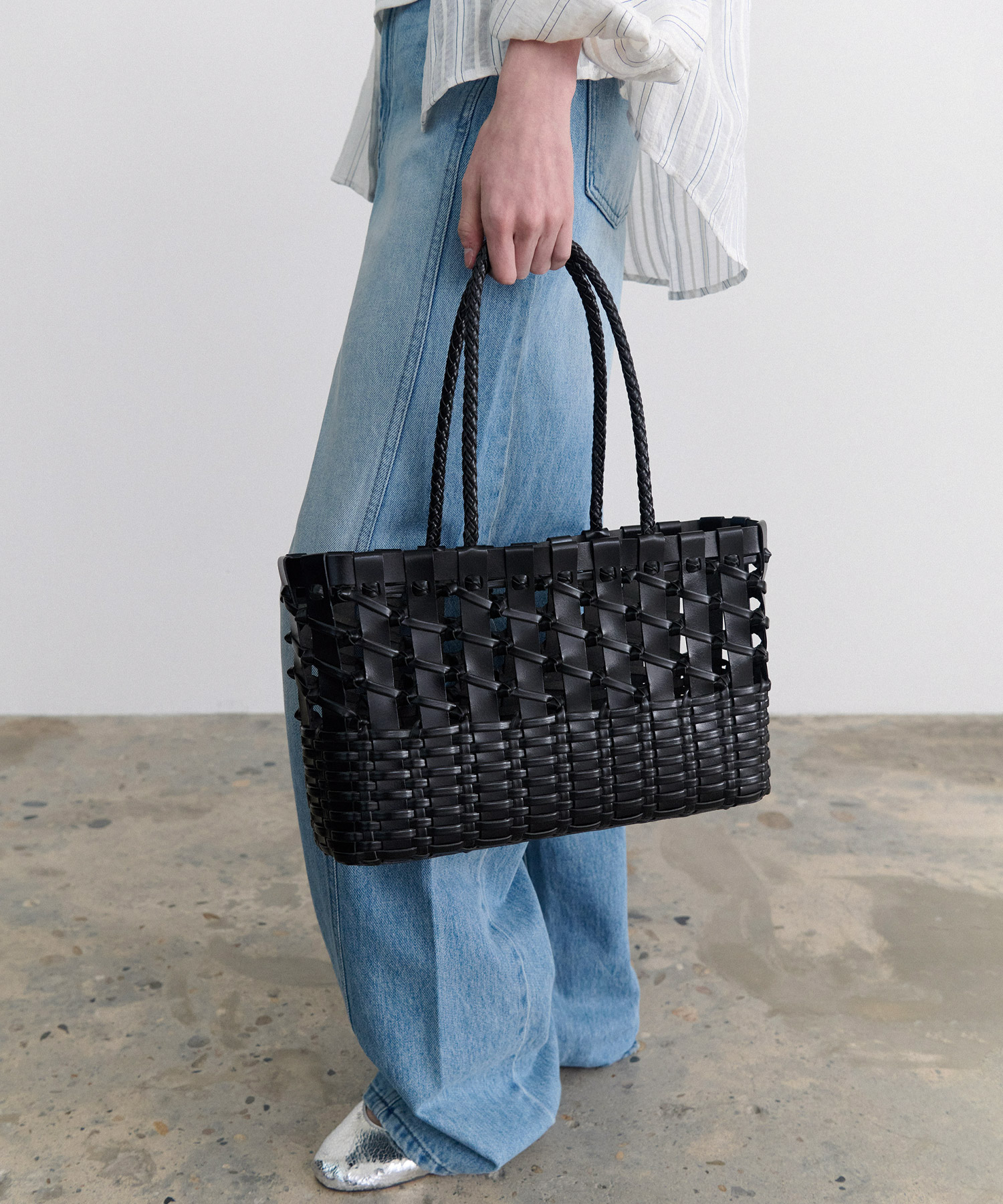 Cava weaving bag (black)
