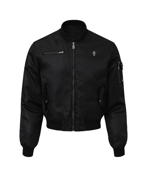 Винтажный бомбер [Black]