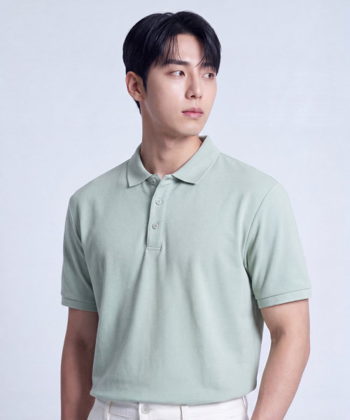 Базовая футболка поло Cool Cotton, Mint