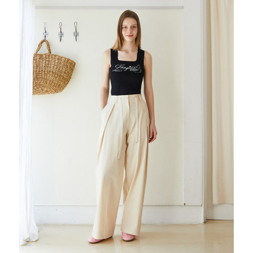 Широкие брюки со складками BLUE LABEL ES2OPT09