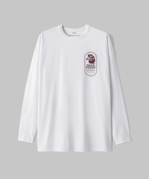 Loose Long Sleeve DT Bear Mark Tee