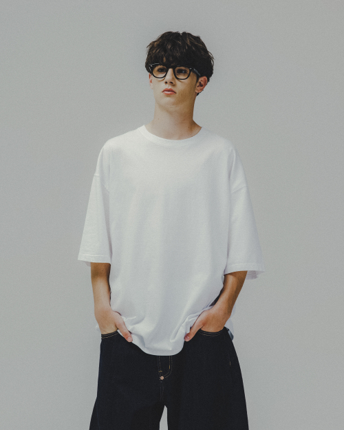Essential Layer Half Tee - White