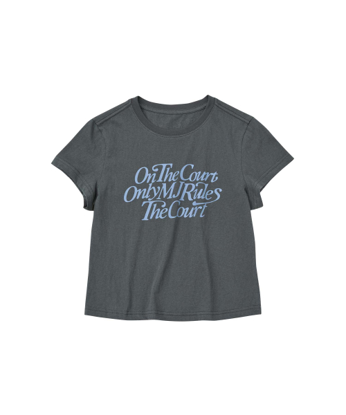 [WMC x MINJE] Футболка MJ TYPO_CHARCOAL GREY
