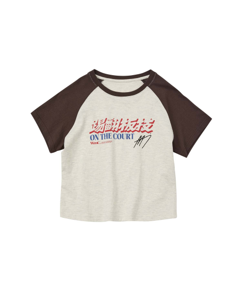 Футболка WMC x MINJE RAGLAN_BROWN
