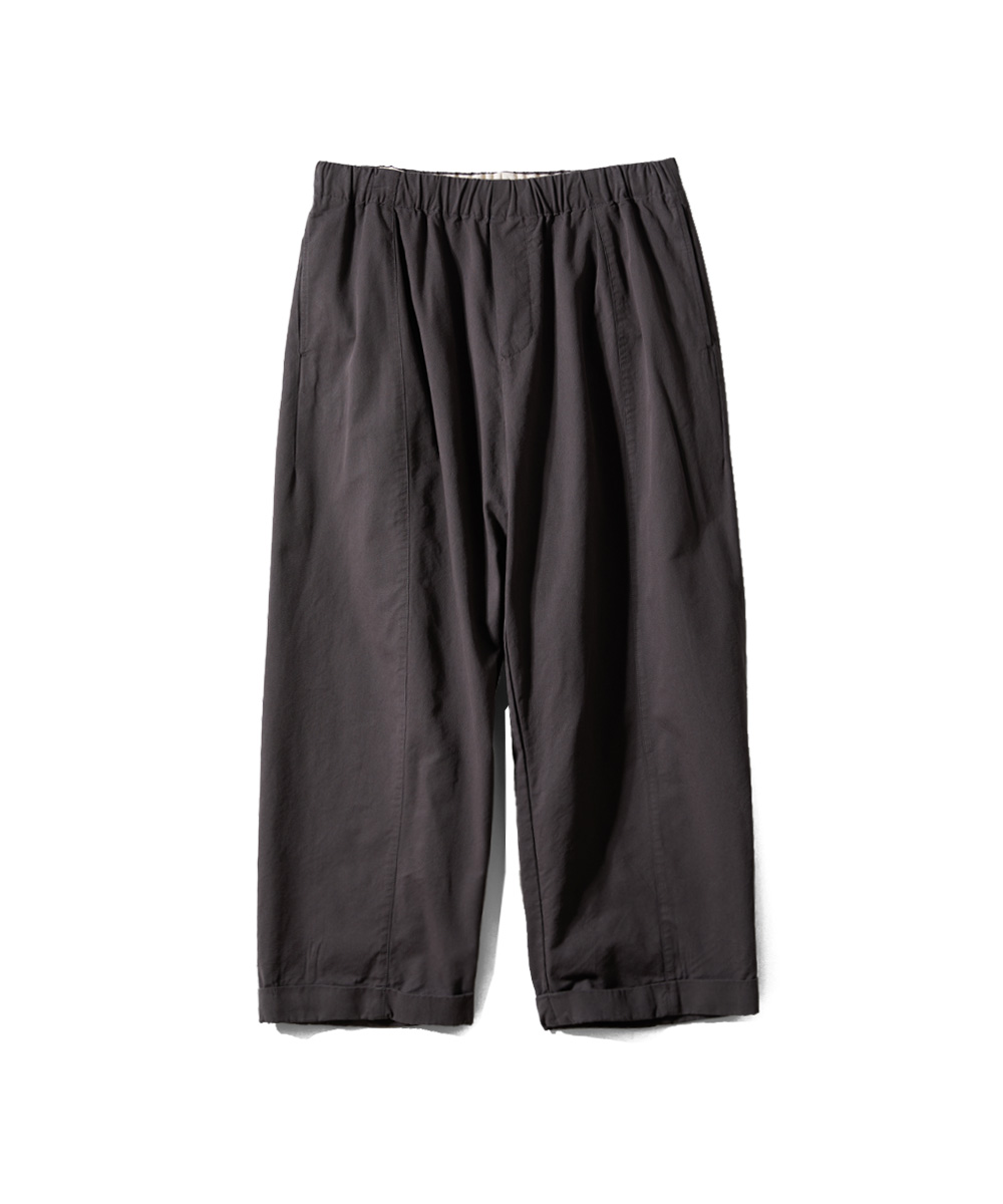 Blossom Curved Barrel Pants Charcoal