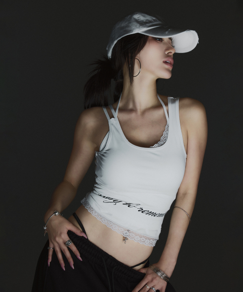 Back Line Strap Sleeveless - Ivory