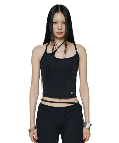 Slash Strap Sleeveless - Black
