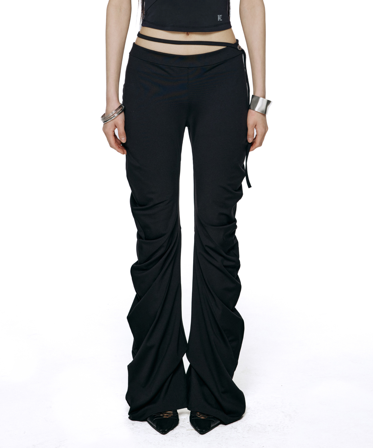 Leggings Flare Pants - Black