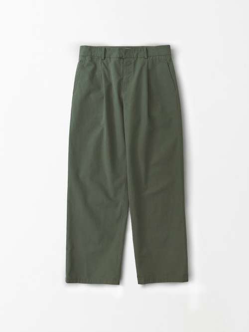 Легкие брюки из вареного хлопка (Khaki)