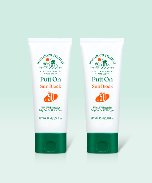 [2개] 퍼트 온 선 블록 90ml+90ml