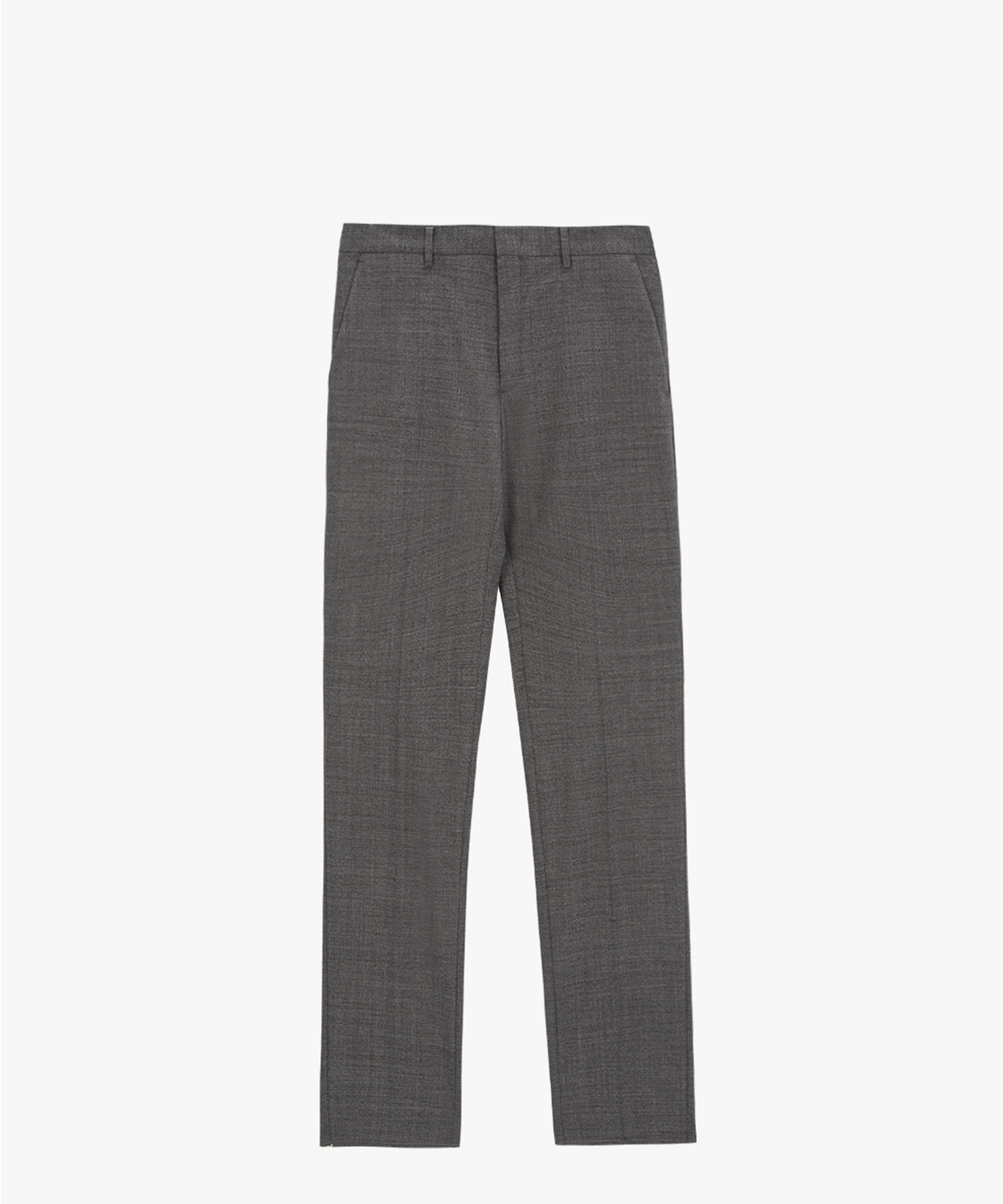 Basic Summer Wool Slacks_Brown