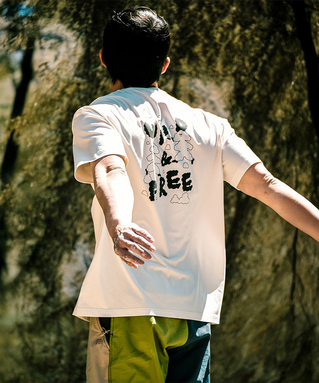 KS x ORUMM унисекс боулдеринг Wild&Free футболка JWTCM26811CRE