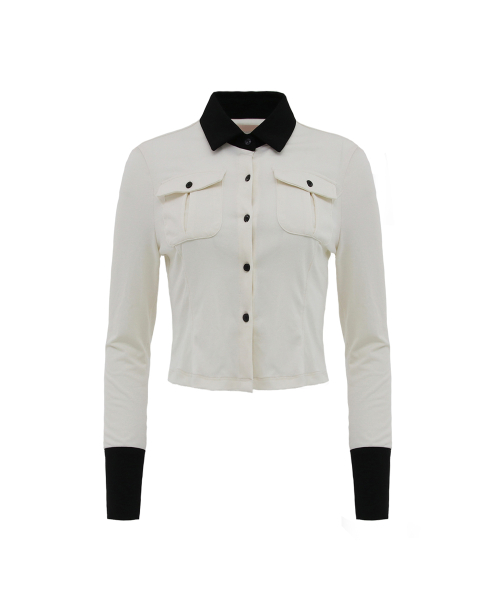 COLORED SLIM SHIRTS IVORY