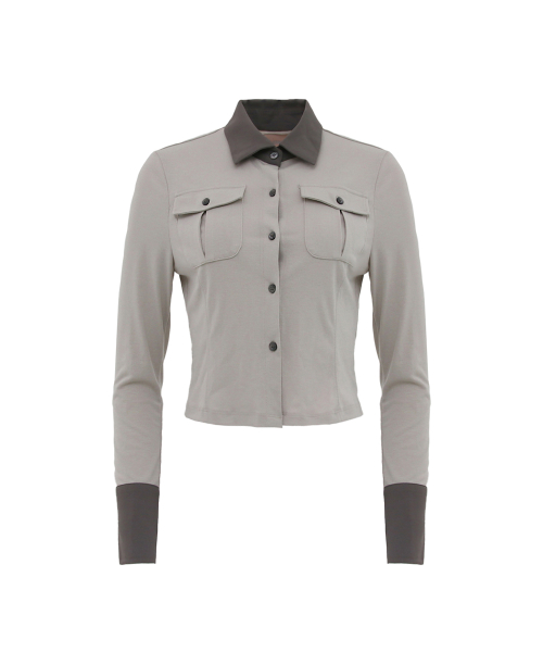 COLORED SLIM SHIRTS BEIGE