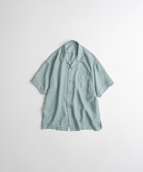 DYED CUPRO BOWLING 1/2 SHIRTS mint