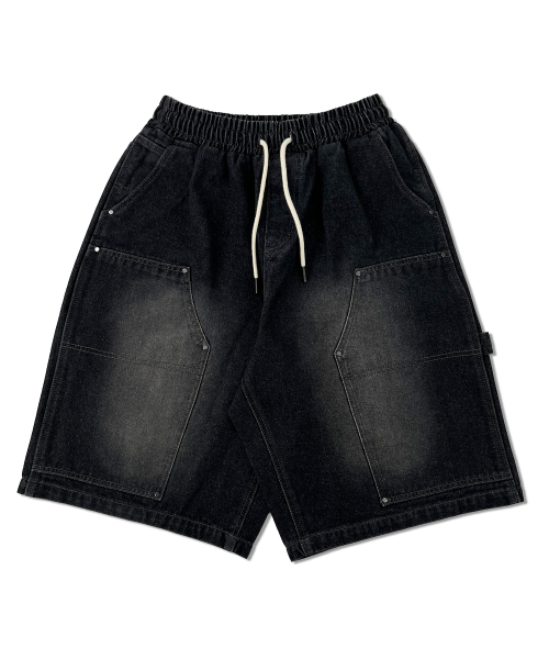 Свободные шорты-карпентеры double knee LQ7DU478_BLACK