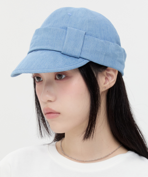 Denim Belted Cap [Light Blue]