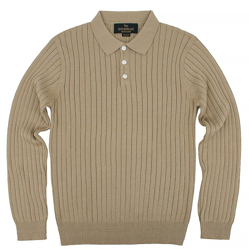 LM. LOT 202 Golgi Knit Polo Beige