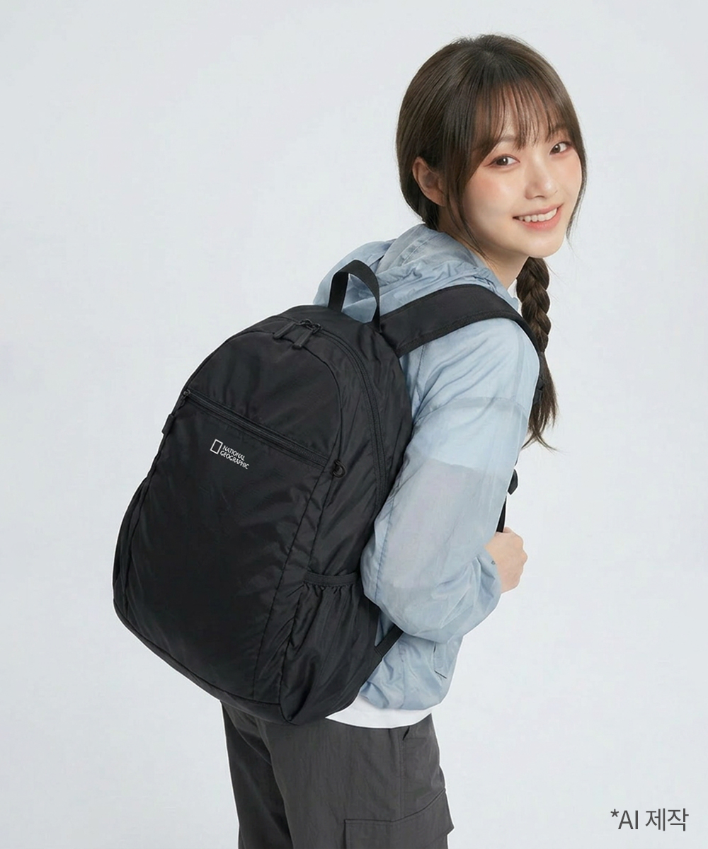 Легкий рюкзак на каждый день N265ABG640 BLACK