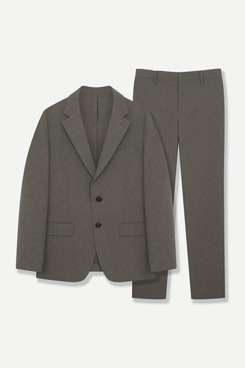 Легкий костюм из твила Khaki BNFMEA252KH_BNFMTA352KH