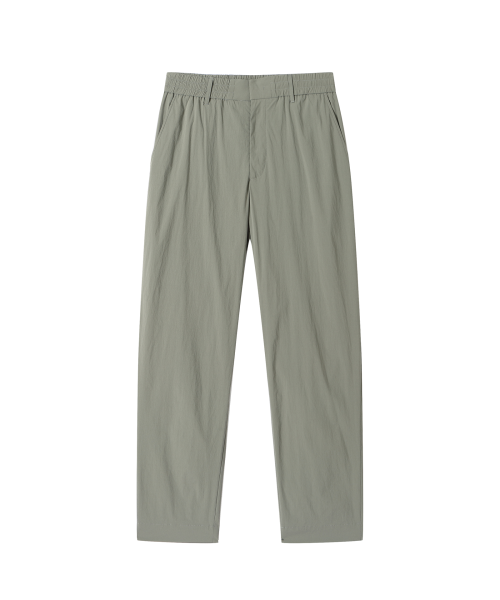 Легкие брюки на завязках Olive Green