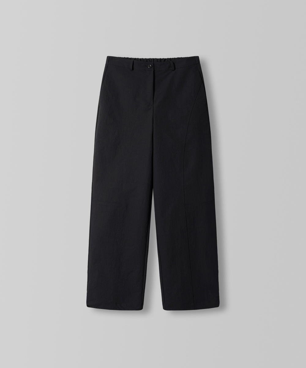 Curve String Pants_Black