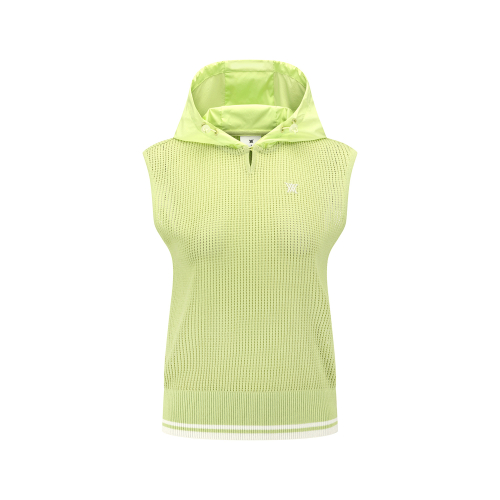 women с капюшоном knit vest_li