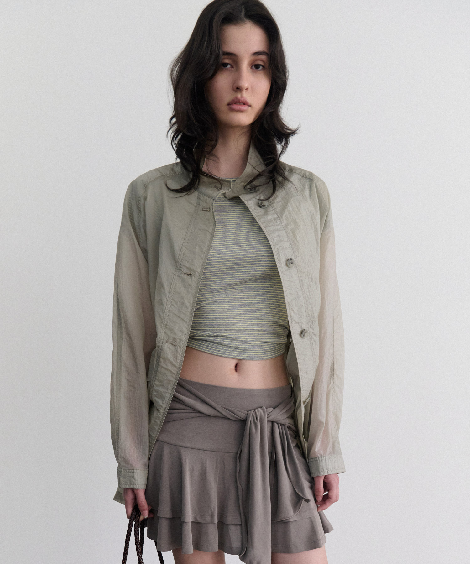 vero sheer полу куртка (khaki beige)