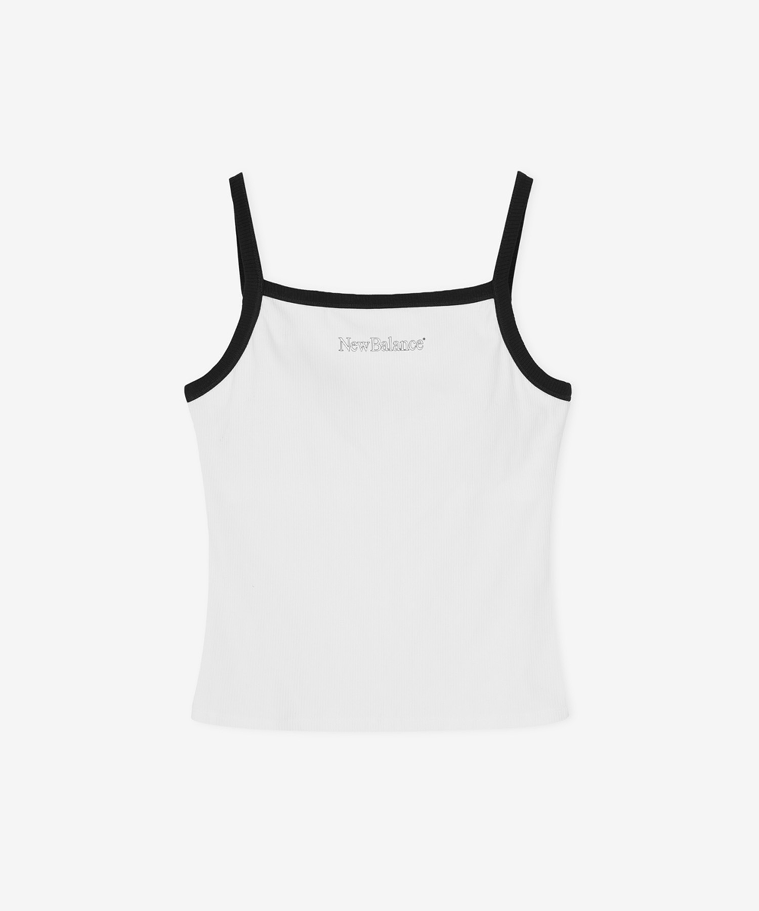 NBNGG3W612 / Женская базовая майка в рубчик (WHITE)