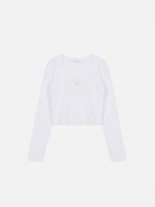 Кроп-топ Hotfix Crop Sleeve [White]