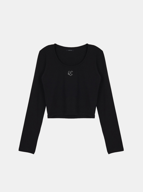 Hotfix Crop Sleeve [Black]