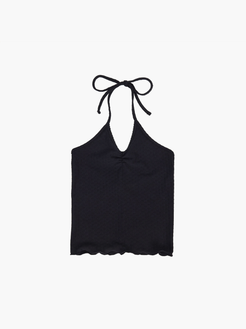 Топ-халтер Pico Halter Sleeveless [Black]