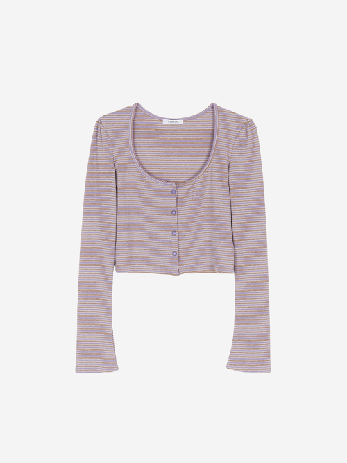 Pico Halter Cardigan / кардиган с бретелью-петлей [Purple]