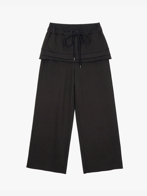 Юбка-брюки Layerd Skirt Pants [Charcoal]
