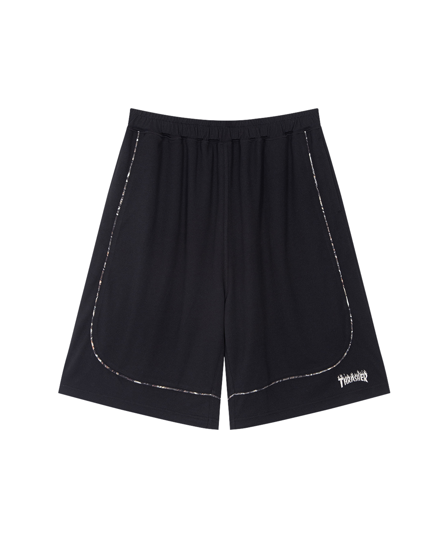 Flame форменные бермуды Black