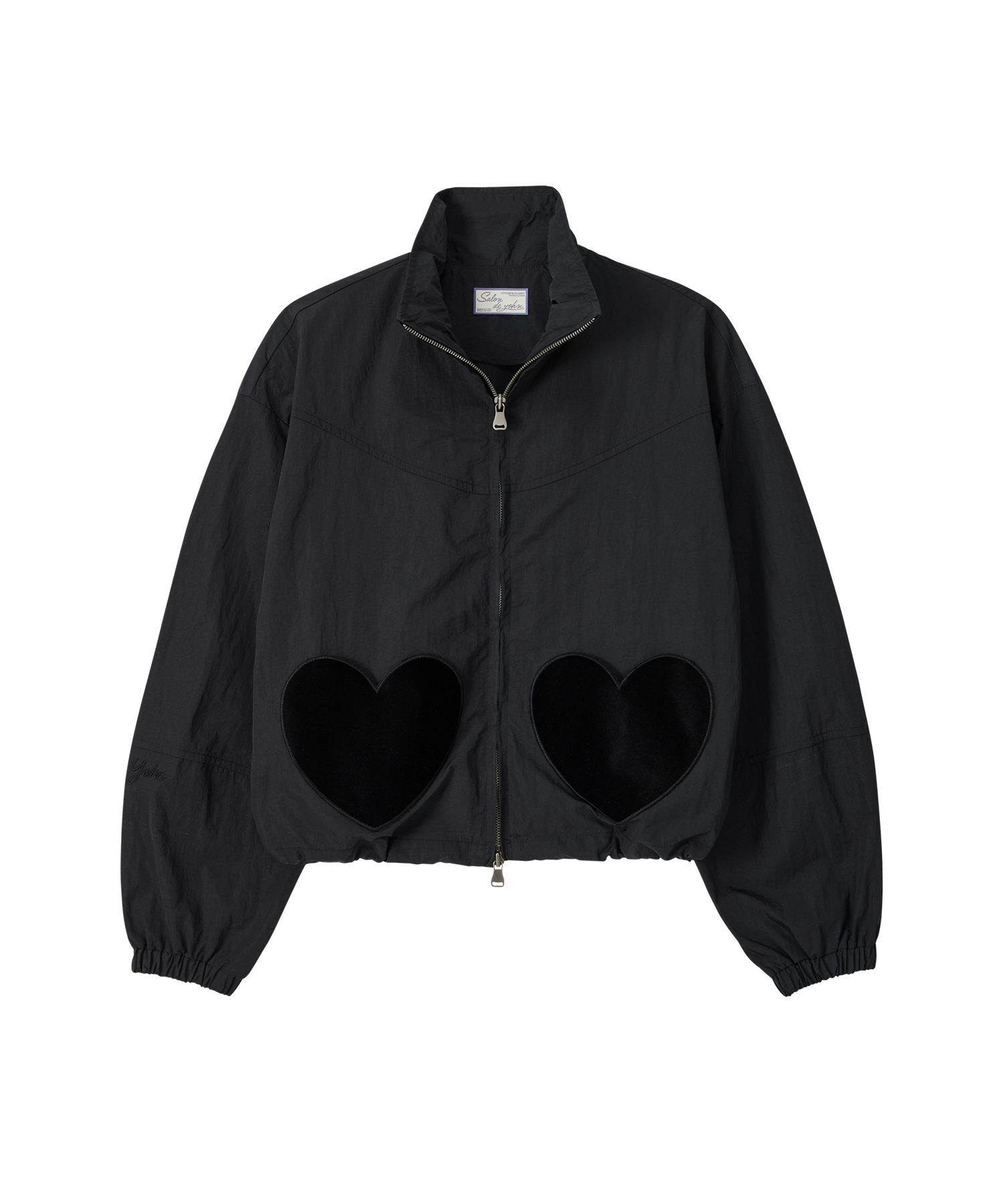 heart wind breaker_ black
