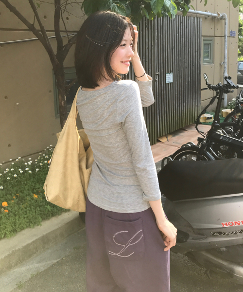 wide logo sweat pants