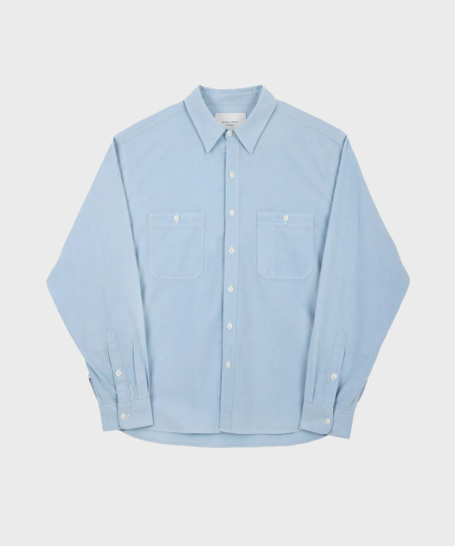 selvedge chambray shirt - легкий blue