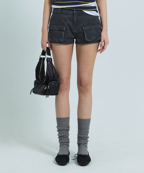 oliver cargo shorts (charcoal)